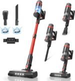 Cordless Vacuum Cleaner, 560W/48KPa/70Mins Vacuum Cleaners for Home,Self-Standing Stick Vacuum with Smart Touch Screen,Rechargeable Lightweight Vacuum for Pet Hair,Carpets, Hard Floors - Image 2
