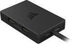 Corsair Internal 4-Port USB 2.0 Hub - 4X 9-Pin USB 2.0 Ports - Easy Magnetic Installation - Compatible with Most Intel® and AMD® Motherboards - Black - Image 2