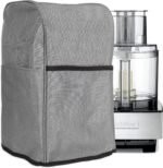 Crutello Food Processor Cover with Storage Pockets for Large Custom 11-14 Cup Processor, Kitchen Appliance Covers, For Kitchen Counter - Image 2