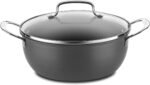 Cuisinart 650-26CP Chef's Classic 5-Quart Chili Pot with Cover Nonstick-Hard-Anodized, Black - Image 2