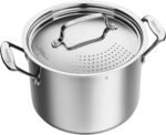 Cuisinart 766S-22 6 Qt. Stainless Steel Pasta Pot w/Straining Cover Chef's-Classic-Stainless-Cookware-Collection, 6-Quart - Image 2