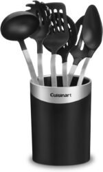 Cuisinart CTG-00-BCR7 Barrel Crock with Tools, Black/Silver, Set of 7, 15" x 5.5" dia. - Image 2
