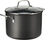 Cuisinart Chef's Classic Nonstick Hard-Anodized 8-Quart Stockpot with Lid,Black - Image 2