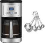 Cuisinart Coffee Maker, 14-Cup Glass Carafe, Fully Automatic for Brew Strength Control & 1-4 Cup Setting, Stainless Steel, DCC-3200P1 & CTG-00-SMP Stainless Steel Measuring Spoons, Set of 4,Silver - Image 2