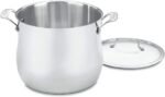 Cuisinart Contour Stainless 12-Quart Stockpot with Glass Cover, Silver - Image 2