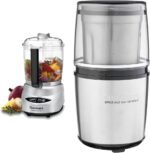 Cuisinart Mini Prep Plus 4 Cup Food Processor and Spice-and-Nut Grinder Bundle, Stainless Steel - Image 2