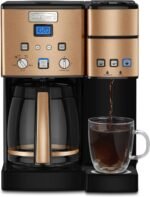 Cuisinart Single Serve + 12 Cup Coffee Maker, Offers 3-Sizes: 6-Ounces, 8-Ounces and 10-Ounces, Stainless Steel, SS-15CP, Copper - Image 2