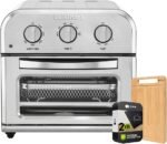 Cuisinart TOA-26 Compact AirFryer/Convection Toaster Oven Stainless Steel Bundle with Deco Chef Premium Bamboo Cutting Board and 2 YR CPS Enhanced Protection Pack - Image 2
