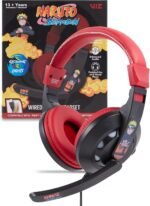 Culture Fly Gaming Headset with Mic – Naruto Wired Headphones with Microphone, LED Lights, Padded Over Ear Computer Headset for PC Gamer, Enhanced Audio, Comfortable Headphones for Gaming Setup - Image 2