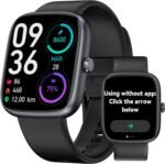 DAVIKO Pedometer Watch No APP/Phone Required, 1.83" Display Smart Watches with Pedometer, Calories & Step Counter, Waterproof Fitness Tracker with Heart Rate/Sleep Monitor for Men Women - Image 2