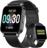 DAVIKO Pedometer Watch Senior Friendly, Waterproof Fitness Tracker Watch with Step Counter Calories/Sleep Tracker for Walking Running for Men Women - Image 2