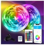 DAYBETTER LED Strip Lights 130ft Lights Strip for Bedroom, Desk, Indoor Room Bedroom Brithday Gifts RGB Decor with Remote and 24V Power Supply - Image 2