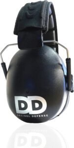 DECIBEL DEFENSE Professional Safety Ear Muffs 37dB NRR - The HIGHEST Rated & MOST COMFORTABLE Ear Protection for Shooting & Industrial Use - THE BEST HEARING PROTECTION...GUARANTEED (BLACK) - Image 2