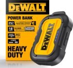 DEWALT Heavy Duty Portable Charger, Power Bank, Travel Worksite 10,000 mAh Battery Pack with USB-C Port for iPhone 17/16 Plus Pro Max, iPhone 15/14/13, Samsung Galaxy - Image 2