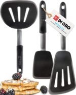 DI ORO - Chef Series FLEX Silicone Spatula 600ºF Heat-Resistant Flexible Silicone Rubber Turner Spatulas (3-Piece Set) - Image 2
