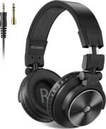DJ Headphones, Over-Ear Studio Monitoring Headphones, Black, Professional Grade with 3.5mm Audio Jack, Adjustable Headband, Padded Ear Cushions, PG-M20PRO - Image 2