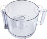 DLC-005AGTX, 14-Cup Food Processor Work Bowl Compatible with Cuisinart DLC-7 & DFP-14 (2 tabs) ，NOTE:This bowl features 2 tabs on the top rim of the workbowl - Image 2