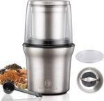 DR MILLS DM-7412N Coffee Grinder Electric, Spice Grinder Electric, Detachable Cup, Blade & Cup Made with SUS304 Stainless Steel,200w Small Food Grinder - Image 2
