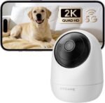 DREAME Pet Dog Camera, 2K 3MP Indoor Security Camera Motion Detection, 5G/2.4G Dual-Band Wi-Fi, Physical Privacy Mode, Night Vision, 2-Way Audio, Cloud & SD Card Storage, Works with Alexa & Google - Image 2