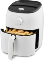 Dash Tasti-Crisp™ Air Fryer - AirCrisp® Technology - Compact Design with Adjustable Temperature Control - Nonstick Fry Basket & Auto Shut-Off Feature - 2.6 Quarts - White - Image 2