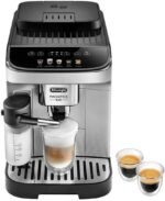 De'Longhi De'Longhi Magnifica Evo Automatic Espresso & Cappuccino Machine with Latte Crema System, 9.45 in. x 17.32 in. x 14.17 in., Chrome - Image 2