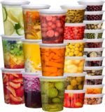 Deli Containers with Lids 48 Sets [8,16, 32 oz 16 Each ] - Food Storage Containers with Lids Freezer Safe, Soup Containers for Restaurant, BPA Free | Portion Control | Leakproof | Microwave - Image 2
