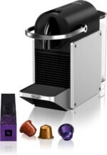 De′Longhi Nespresso Pixie EN127.S, Fully Automatic Coffee Machine, One-Button Coffee Machine with Multi-Function, Welcome Set Included, Compact Design, 19 Bar Pressure, 1260W, Silver - Image 2