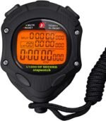 Digital Stopwatch Timer with Back Light Stop Watch 0.001second Timing|100 Lap Memory,Large dispaly Alarm Clock for Coach Sports Swimming Running Marathon Competition(100LAP(Back Light)) - Image 2