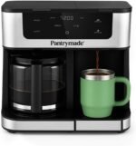 Dual Brew Coffee Maker | 12 Cup Glass Carafe & Single Serve K-Cup Combo | Programmable Touchscreen Coffee Machine for Ground Coffee or Pods | Auto Shut-Off, Black - Image 2