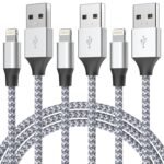 Durable iPhone Charger Cord 6FT 3Pack [Apple MFi Certified] Lightning Cable Nylon Braided iPhone Cord Fast Charging Cable Compatible with iPhone 14/13/12 Pro Max/12Pro/11 - Image 2