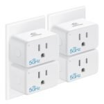 EIGHTREE Mini Smart Plug 5GHz Wi-Fi Compatible 15A, Smart Plugs That Work with Alexa & Google Home & SmartThings, Energy Monitor, Remote Control, Timer & Schedule, Wi-Fi Plugs - Image 2