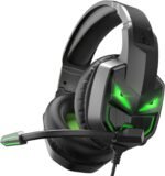 EKSA Fenrir S Gaming Headset with Microphone, Noise Cancelling Mic, Comfortable Ear Pads, 50 mm Drivers, RGB Light, One Key Control, Gaming Headphones for PC, Xbox, PS4, PS5, Switch, Controller - Image 2