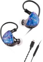 EPZ Q1 PRO Earphones HiFi Bass Earbuds IEM in Ear Monitors Gaming Headphones Type-C Port with Microphone Detachable Cable for Musician Gamer - Image 2