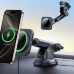 ESR for 15W MagSafe Car Mount Charger, for MagSafe Car Charger, Suction Cup Magnetic Wireless Car Charging, Dashboard Car Phone Mount for iPhone 17/16/15/14/13/12, S25, Pixel 10, Fast Charging - Image 2