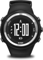 EZON GPS Running Watch with Speed Distance Pace Alarm and Calorie Counter and Stopwatch for Men T031 Black - Image 2