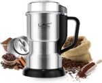 Electric Coffee Grinder & Spice Grinder, 150W Fast Grinding with Stainless Steel Blades | for Coffee Beans, Spices, Seeds, Herbs | Dry Food Mill | Mini Kitchen Grinder (With handle) - Image 2