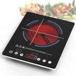 Electric Cooktop Single Burner, 1800W Electric Stove Top with Touch Control, 9 Power Levels, Kids Safety Lock & Timer, Overheat Protection,110V Induction Cooktop - Image 2