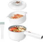 Electric Hot Pot 2L, 700W Portable Multi-Purpose Cooker with Dual Power Control, Non-Stick Pot for Noodles, Steak, Eggs, Ramen, Oatmeal, and More - Image 2