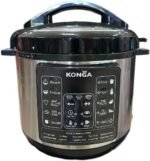 Electric Pressure Cooker, 5L Multi-Function Cooker, 8-in-1 Rice Cooker, Soup Maker, Black/Stainless Steel - Image 2