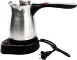 Electric Turkish Coffee Pot, 600ml Stainless Steel Heating Tea Maker Kettle with Foldable Handle, 110V US Plug Turkish Electric Coffee Maker Machine for Home/Travel - Image 2