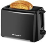 Elite Gourmet ECT1027B Cool Touch Toaster with 6 Temperature Settings & Extra Wide 1.25" Slots for Bagels, Waffles, Specialty Breads, Puff Pastry, Snacks, ETL Certified, 2 Slices, Black - Image 2