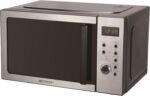 Emerson MW9005SS Compact Countertop Microwave Oven with Push Button Control, LED Display, 900W, 5 Power Levels, 6 Auto Menus, Glass Turntable and Child Safe Lock, 0.9 Cu. Ft., Stainless Steel - Image 2
