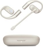 Emerson NoiseZero Open-Ear Earphones w/Charging Case and USB-C Cable, Smart AI 100dB ENC Microphone Cancelling 99.999% Noise, Max Privacy, Wireless Bluetooth Earbuds, IPX4, Gym, Work, Travel - White - Image 2