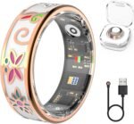 Enamel Craft Smart Ring for Women & Men, No Subscription Fitness Tracker with Heart Rate, Sleep Tracking, SpO2 – IP68 for iOS & Android (Enamel Color, 7) - Image 2