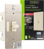 Enbrighten Almond Z-Wave Plus Smart Light Switch with QuickFit and SimpleWire, 3-Way Ready, Compatible with Alexa, Google Assistant, ZWave Hub Required, Repeater/Range Extender, Toggle, 14293 - Image 2