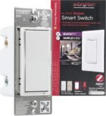 Enbrighten Zigbee Smart Light Switch, QuickFit & SimpleWire, Pairs Directly with Echo Show 10, Echo Studio - Image 2