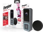 Energizer Smart Doorbell & Chime, Wired 1080p Video Doorbell Security Camera, 2-Way Audio, Night Vision, Cloud & Card Storage, Works with Alexa & Google Home, Motion Sensor, Requires Existing Wires - Image 2