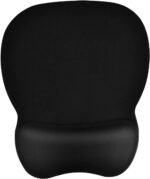 EooCoo Ergonomic Mouse Pad with Wrist Support, Mousepad with Memory Foam Wrist Rest and Non-Slip Base for Computer, Cafe, Home & Office, 9.64 x 8.26 in Office Desk Accessories - Image 2