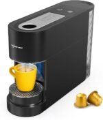 Espresso Coffee Machine, Compatible with Nespresso Original Pods, One-Touch with Illuminated Brew Zone, 20 Bar Pump, 33.8oz Removable Tank, Compact Design, CM-C07-A - Image 2