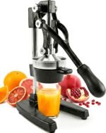 Eurolux Ultra-Premium Cast Iron Juicer | Extra-Large, Heavy Duty, Commercial Grade, Stainless Steel Manual Hand Press Citrus Squeezer For Fresh Orange Juice, Pomegranate, Lemon, and Much More (Black) - Image 2